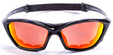 Ocean Lake Garda Polarised Sunglasses - Black with Revo Lens (Floating & Polarised)