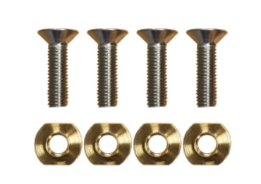 Foil M8 x 30mm Mounting Screws - Set of 4