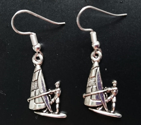 Windsurfer Earrings 100% Silver