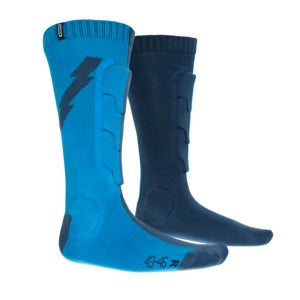 ION MTB Shin Protection BD Socks Blue