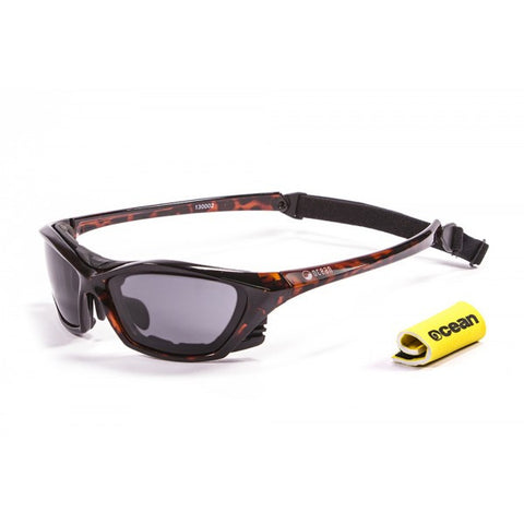 Ocean Lake Garda Polarised Sunglasses Brown with Dark lens