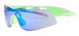 Ocean Alpine Triathlon/Cycling/General Sports (Light Green/Blue Lens) Polarised Sunglasses