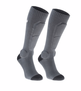 ION MTB Shin Protection BD Socks Thunder Grey