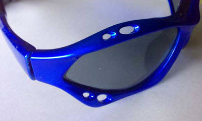 Uranium Kitesurfing Blue Polarized Sunglasses with Adjustable Straps